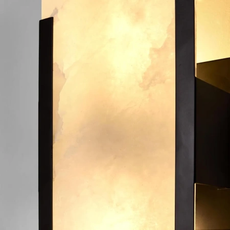 Wall light Yves Alabaster E14 BLK